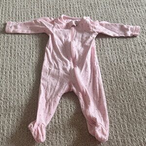 Carter's Pink Speckled Footie One Piece